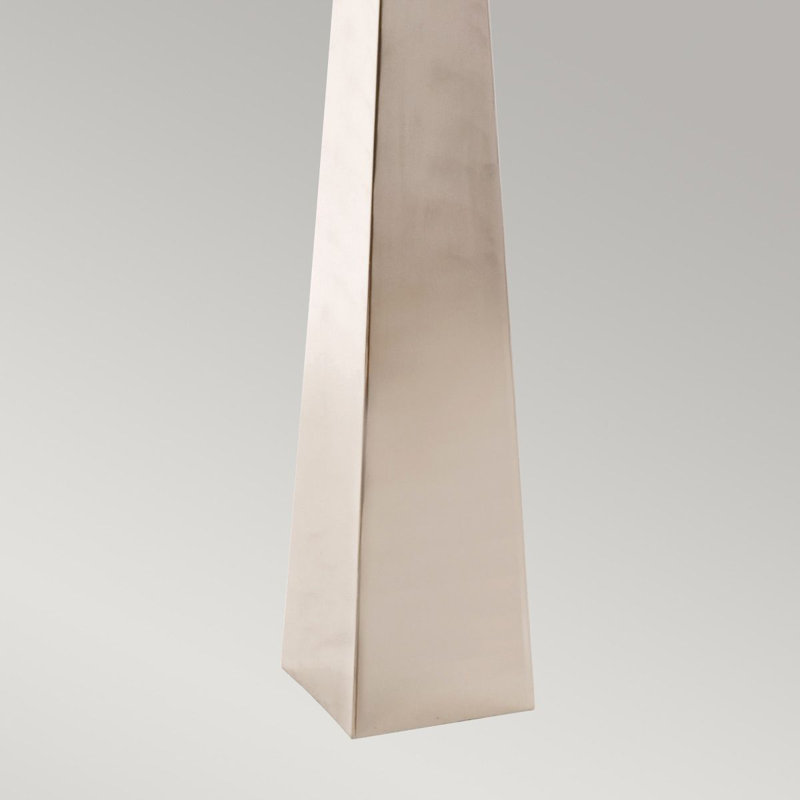 Athal 181cm Traditional Floor Lamp, Dark Grey, Beige