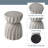 Round Outdoor Side Table , 14.2'' in. W 14.2'' in. D-1039467304-1064843181