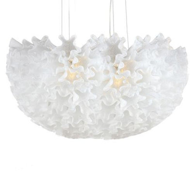 Lustre unique en verre Dahlia