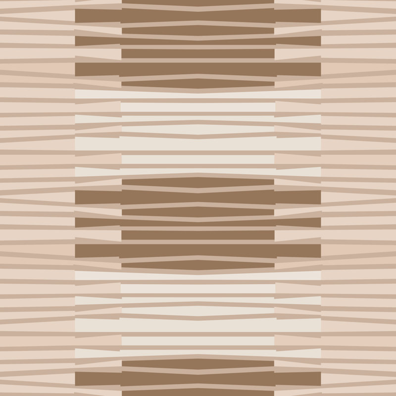 Rouleau de papier peint L 10 pi x l 25 po Zaire, Pêche / brun clair