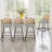 Upholstered Rattan Back Counter & Bar Stool-1162072326
