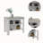 Versatile Hygienic Kitchen Island for Efficient Cooking and Storage