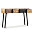 Gena 120cm Solid Wood Top Console Table
