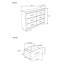 Ensemble de chambre avec grand lit 5 pièces Elsa-275246570-275246573