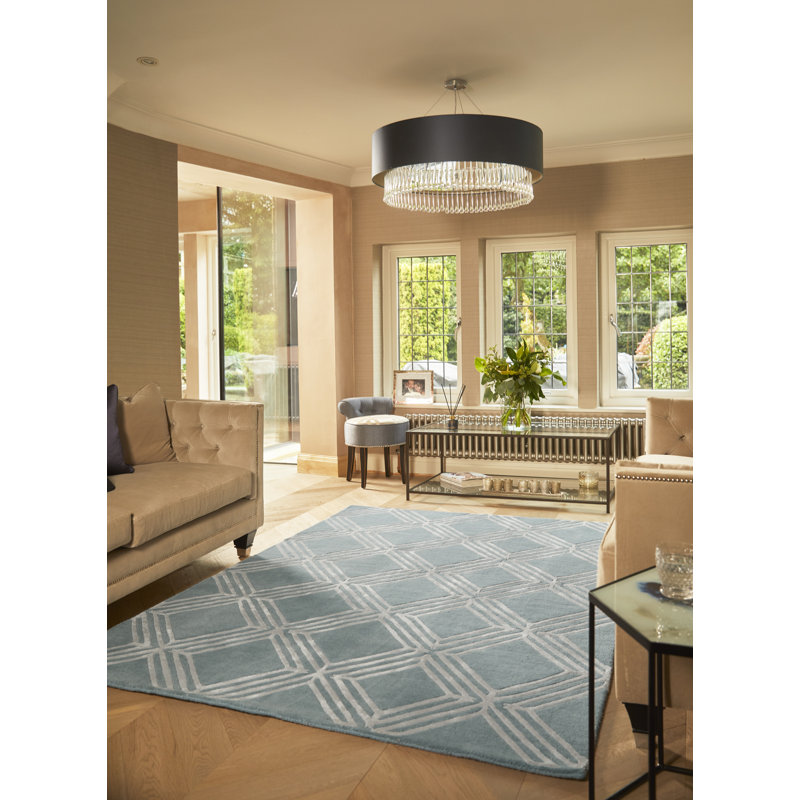 Bingley Geometric Hand Woven Area Rug, Rectangle 120 x 170cm