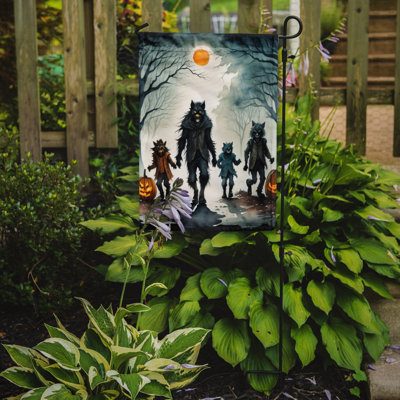 Double Sided 15.5'' H x 11.25'' W Polyester Halloween Garden Flag