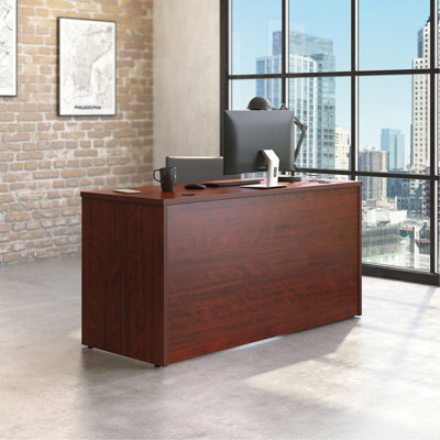Bureau 60 po x 24 po, finition rouge