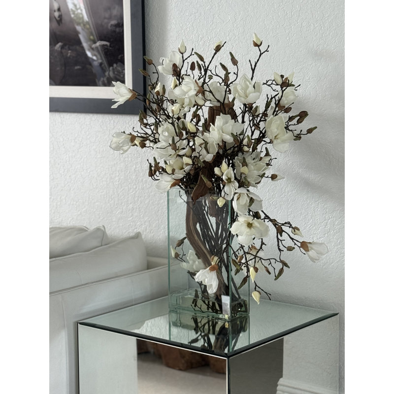 White Magnolias In 16″ Tall Casa Moderna