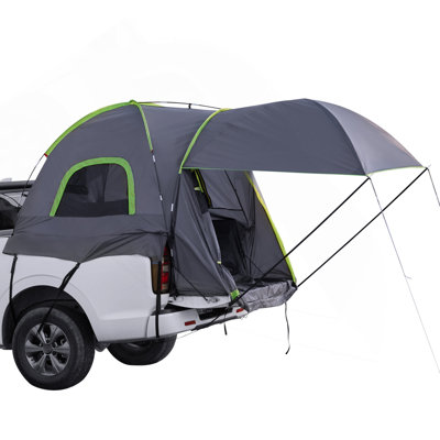 Truck Tent 8.0-8.2Ft Waterproof PU2000 Truck Bed Camping Tent 2-3 Person
