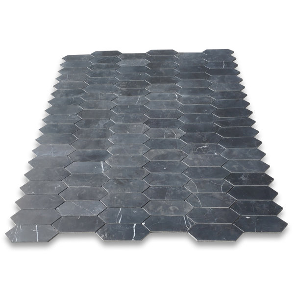 12" x 9" Marble Mosaic Wall & Floor Tile