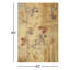 Tapis beige à motif floral Arnim-882950282