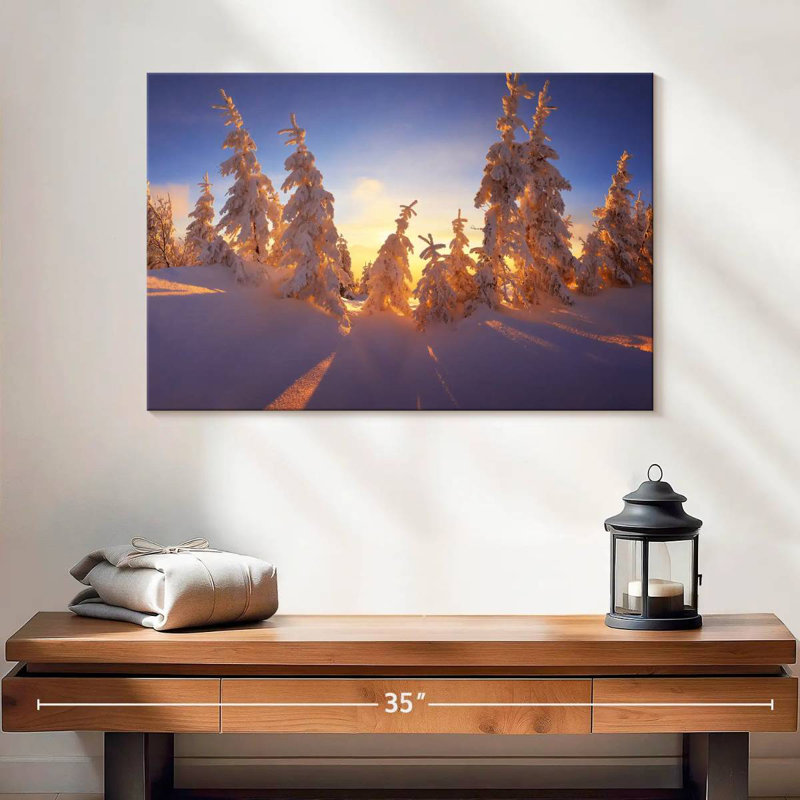 Alvord Winter Forest Sunset