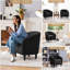 Boucle Club Chair Combining Contemporary and Traditional Design-427047285
