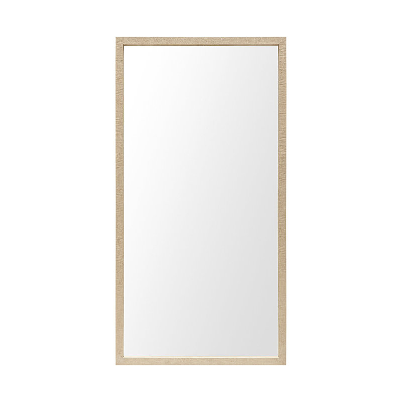 Miroir de salle de bain Aariah, Brun clair, H 41,5 po x l 21,5 po