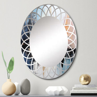 Manuka - Miroir mural moderne ovale