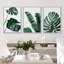 Minimal Botanical Vibrant Green Monstera and Banana Leaf Trio Botanical-119390343-72966495-72966496