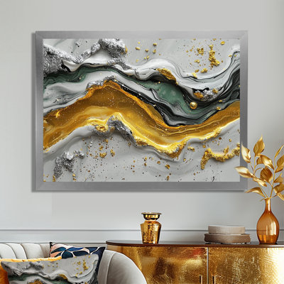 «Tranquil Divide Of Abstract», encre liquide