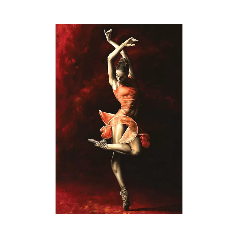 The Passion Of Dance by Richard Young - Painting on Canvas, Wrapped Canvas, 101.6 cm H x 66.04 cm W x 1.91 cm D