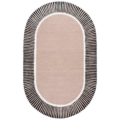 Bolich Hand Tufted Wool/Viscose/Cotton Rug in Black/Green