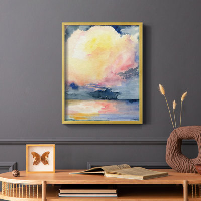 Prism Seascape I, reproduction encadrée - bois massif