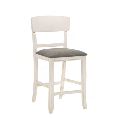 Tabouret de bar rembourré 2 pièces
