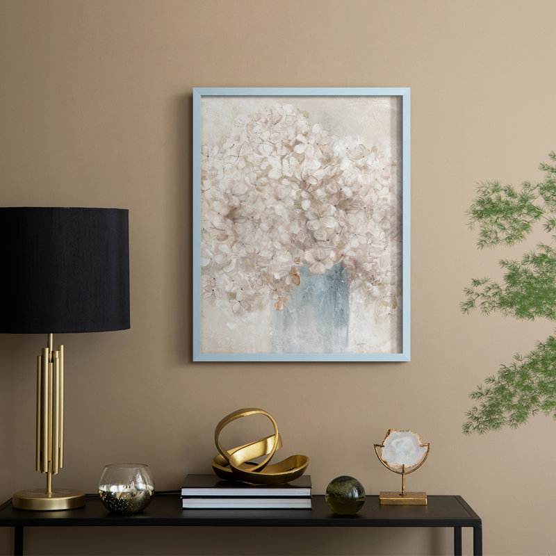 «Hortensias feutrés», Bleu, H 30 po x l 24 po