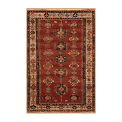 Machine Washable Turkish Brown Area Rug