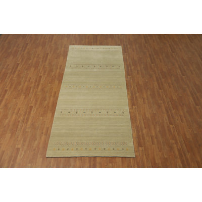 Tapis tribal fait à la main de style terre de Gabbeh 5 x 12