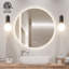 Miroir de salle de bain rond Naliyah-1418264218