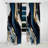 Abstract Geode Waves Blue V - Abstract Curtain - Blackout Abstract Curtain - 1 Panels-107537207
