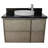 37'' Single Bathroom Vanity with Granite Top-27808960