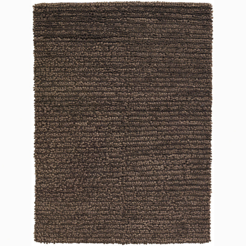 Tapis de la zone brune laine Lemuel, 9 pi x 13 pi