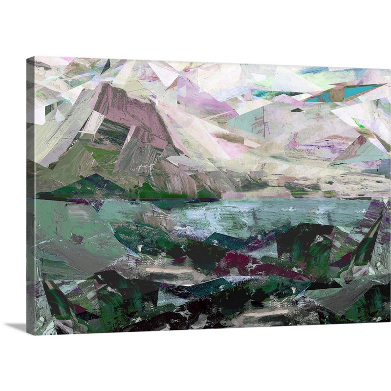 Île Sainte, 2017 - impression d'art graphique, Toile tendue, H 32 po x l 48 po x P 1,25 po