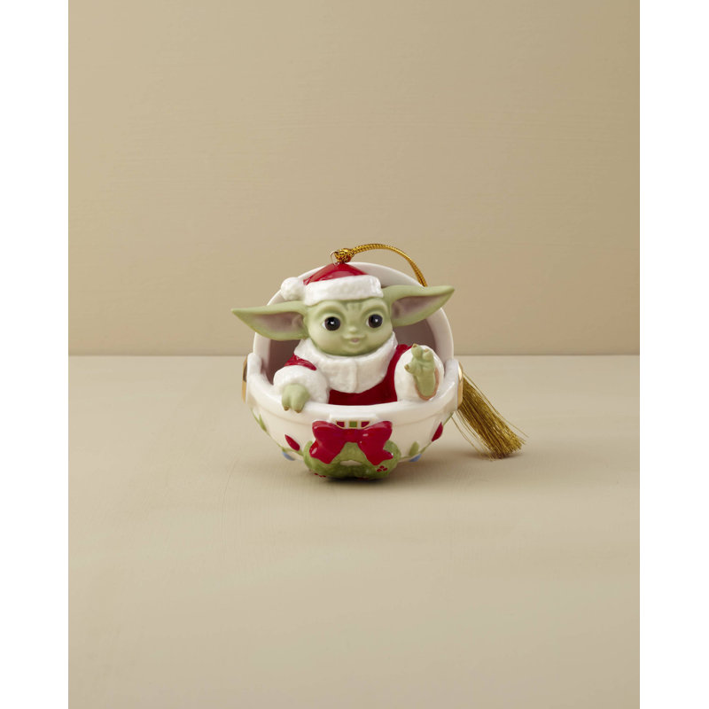 Grogu's Holiday Hover Pram Ornament