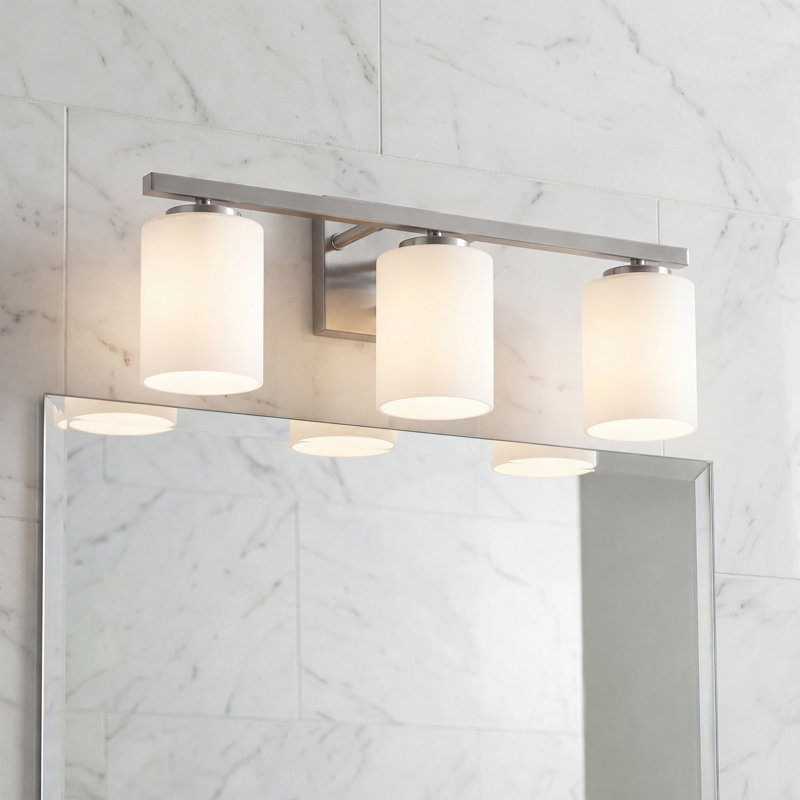 Dimmable Vanity Light, Brushed Nickel, 3