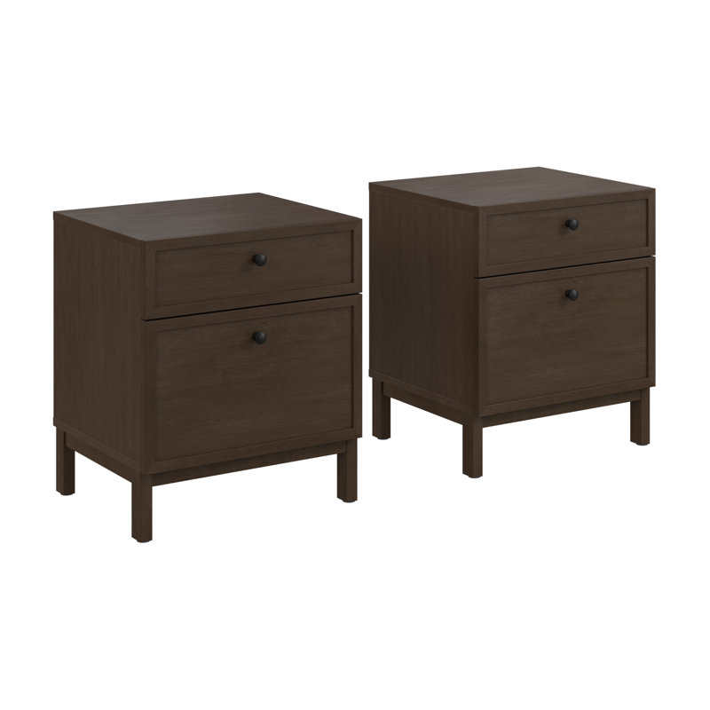 Almodovar Nightstand with Drawers – Set of 2, Bedroom Furniture, Set of 2