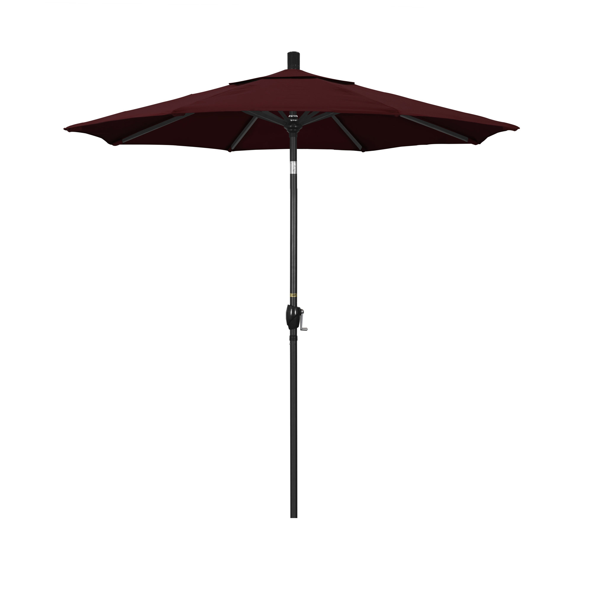 90'' Outdoor Umbrella, Burgundy Performance Canvas