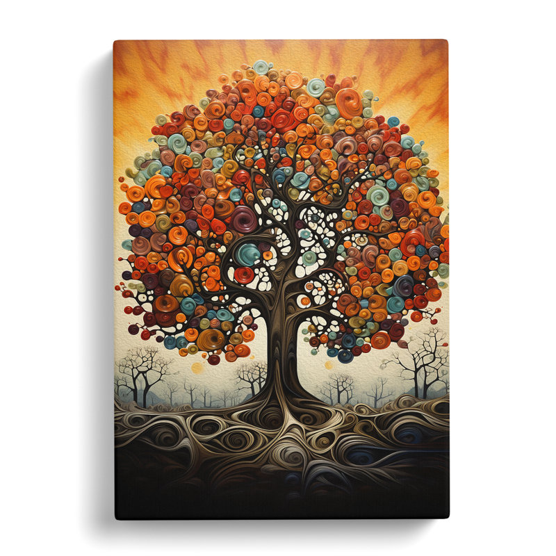 Tree Modern No.2 - Print, 60cm H x 40cm W x 3cm D