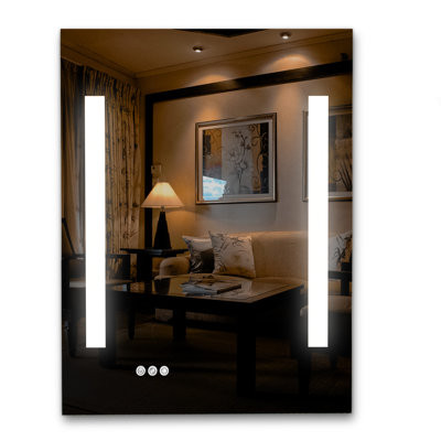 Ayo Solid Wood Flat Wall Mirror