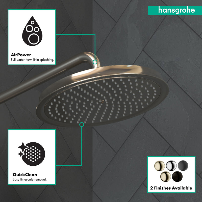 Raindance C 240 Shower Head, Oil Rubbed Bronze, 2.5 GPM