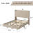 Floating Bed Frame With LED Lights, Charging Station & Storage Headboard-1764224612-1775321916