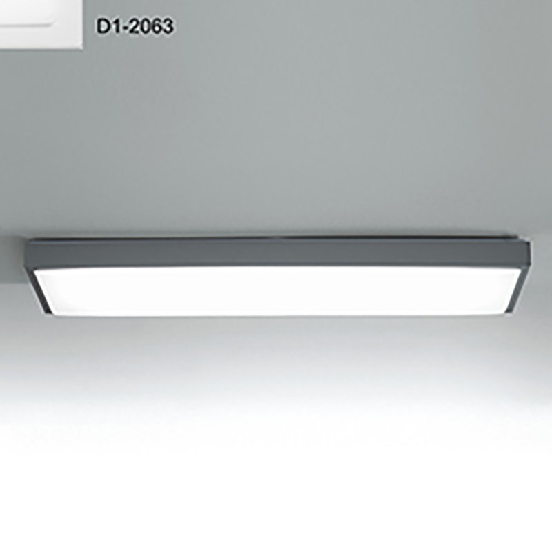 Flat-R 2-Light Flush Mount, 23.5" / 2 x 24W Fluorescent
