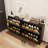 Shoe Storage Cabinet with 2 Flip Drawers, Freestanding Shoe Cabinet with Adjustable Shelf, for Entryway, Hallway, Living Room(Set of 2)-112476116
