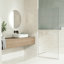 Lavabo de salle de bain VIGO UltraThin ™ L 21 po x l 14 po blanc mat Matte Stone ™