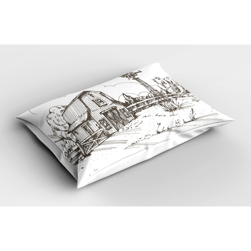Country Polyester Toile Bedding Set, Twin