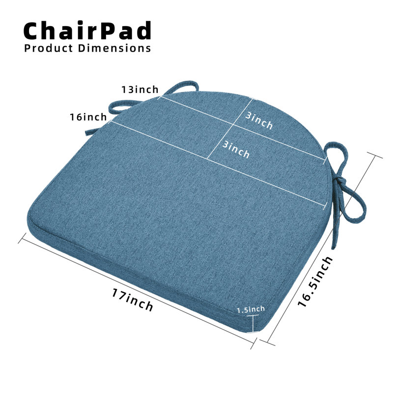 Indoor Chair Cushion, Blue