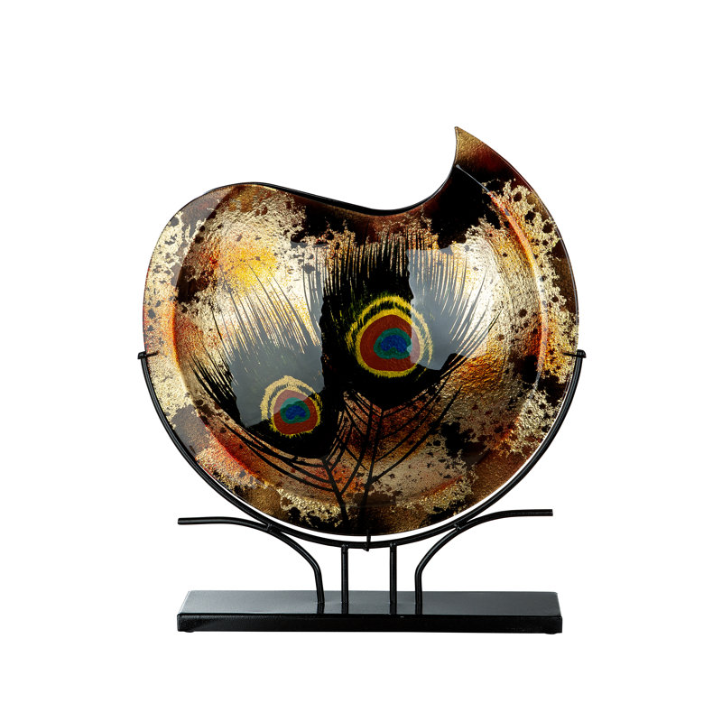 Nalle Handmade Glass Jar, 37cm H x 32cm W x 9cm D.
