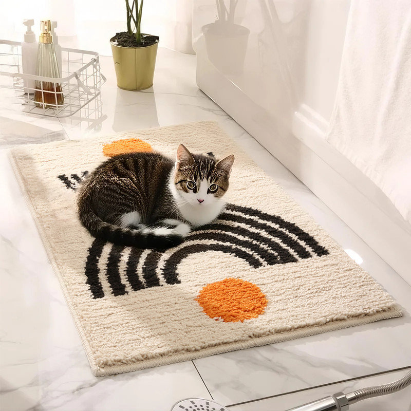 Tapis en microfibre Arc Modern