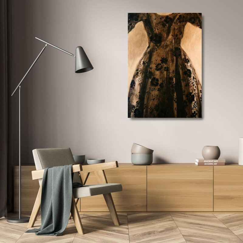 Dessin de robe, H 24 po x l 17 po