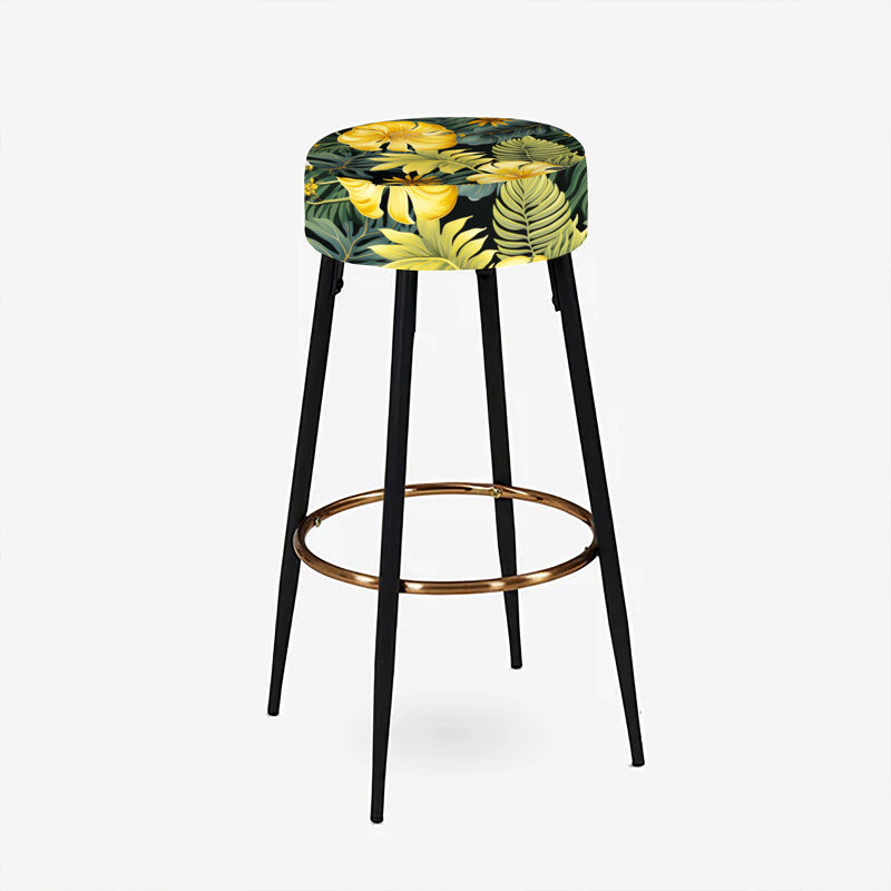 Ensemble de 2 tabourets de bar Monstera